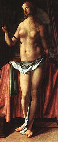 Domenico Ghirlandaio The Suicide of Lucrezia